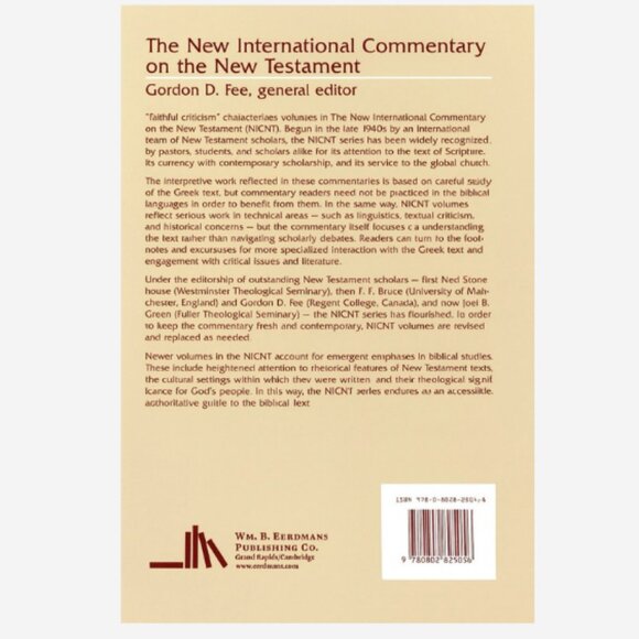 The Book of Acts Revised Edition F.F. Bruce NICNT Hardcover Like New Condition - Picture 2 of 2